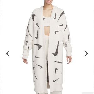Nike Pheonix Cozy Bouclé Loose Long Knit Cardigan